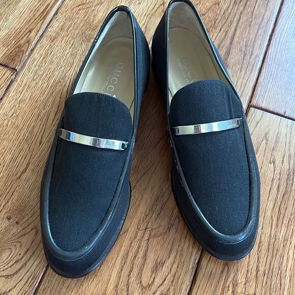 Gucci Loafers Gray 7 - Picture 1 of 8